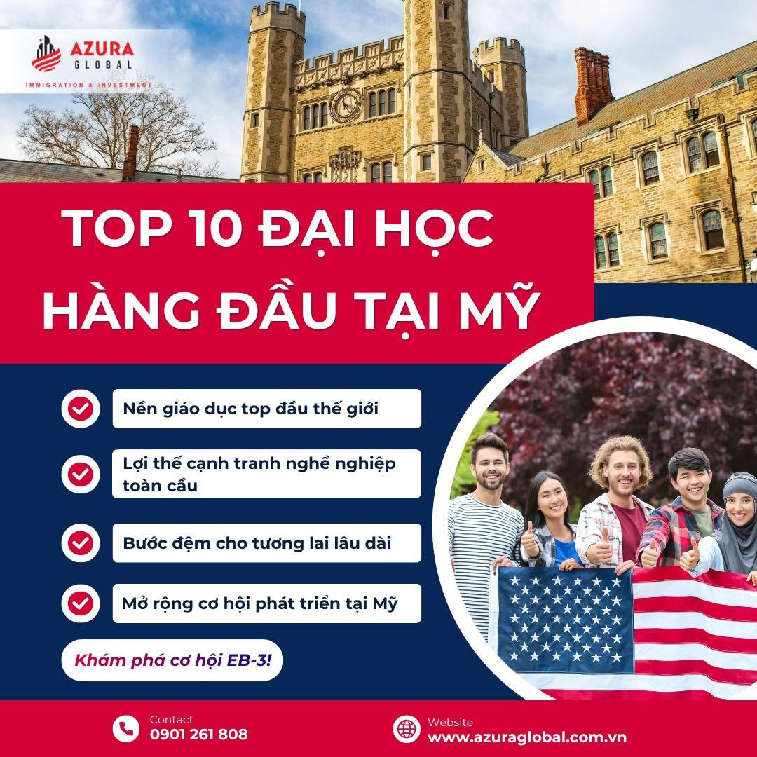 TOP 10 ĐẠI HỌC HÀNG ĐẦU NƯỚC MỸ - BIỂU TƯỢNG CỦA NỀN GIÁO DỤC TOÀN CẦU