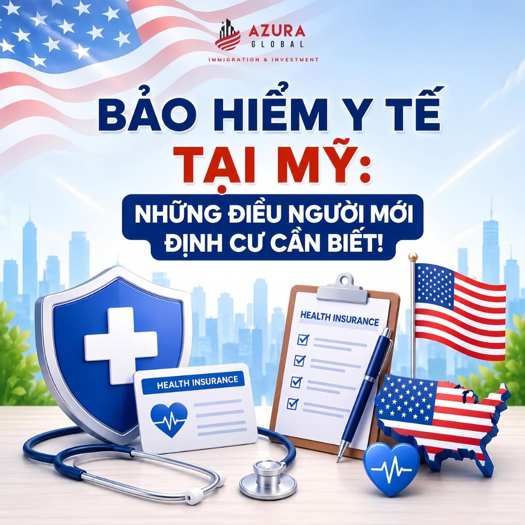 🏥 BẢO HIỂM Y TẾ TẠI MỸ: NHỮNG ĐIỀU NGƯỜI MỚI ĐỊNH CƯ CẦN BIẾT!