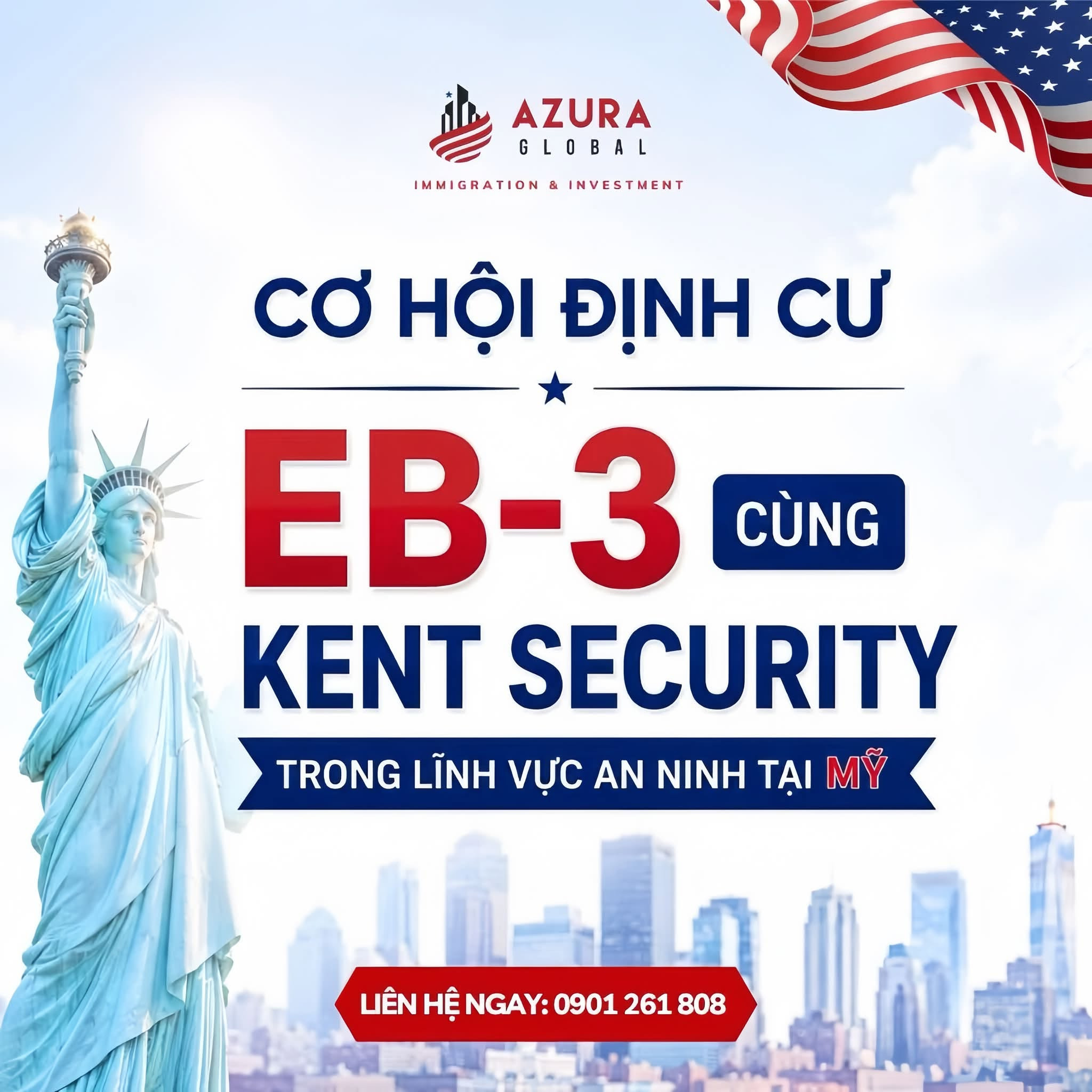KENT SECURITY – CƠ HỘI ĐỊNH CƯ EB-3 TRONG LĨNH VỰC AN NINH TẠI MỸ